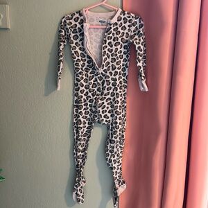 Cheetah print sleeper